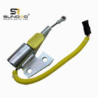 SUNORO High Quality Engine Fuel Stop Solenoid 3991168 24V Fuel Shutoff Solenoid 24V 3991168 Stop Solenoid for R130 Excavator