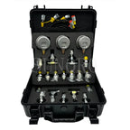 Excavator Parts Universal Digital Pressure Gauge 3 Gauge Testing Tool Digital Hydraulic Pressure Gauge Testing Kit