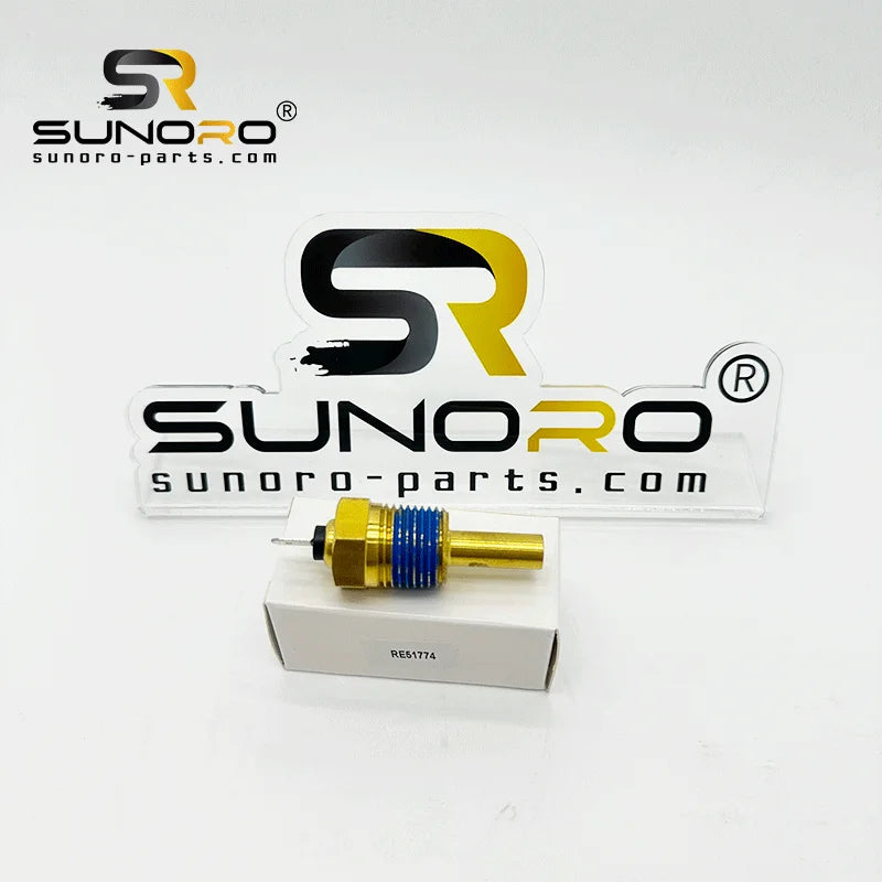 Excavator Parts Water Temperature Sensor 1640 2040S 2355N 920 1020 2035EF 5300 6200 Water Temperature Sensor RE51774