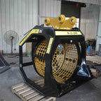 Hydraulic Drum Rotatory Screening Bucket Hopper With Rotating Screening Bucket for Excavator