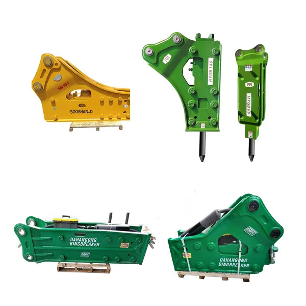 Factory Customized 20 Ton Box Crushing Hydraulic Excavator Hammer for Kamatsu PC 15R Excavator 330 Jcb Backhoe