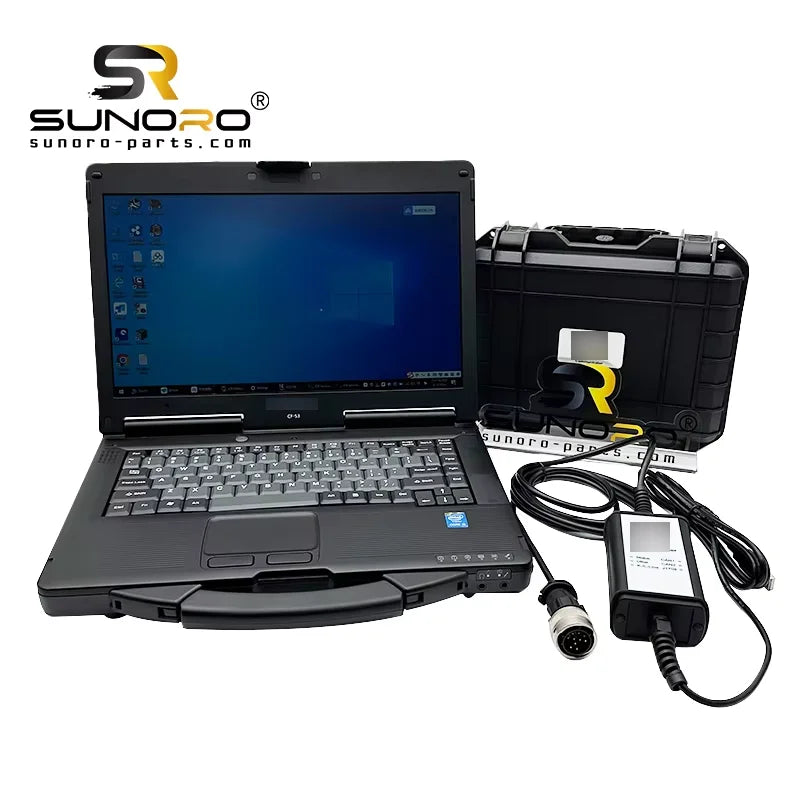 Excavator Diagnostic Kit Diagnostic Scanning Tool Structure Engine Communicator for Excavator