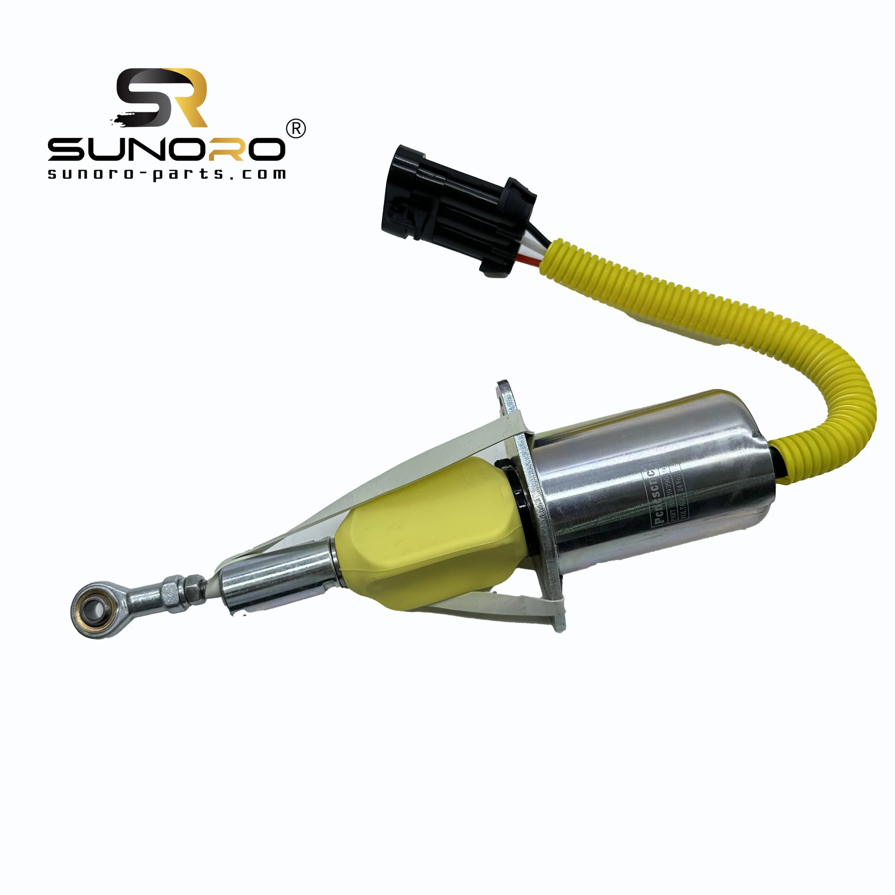 SUNORO High Quality 393-9019 3939019 Diesel Engine Parts Fuel Pump Stop Solenoid 24V for Excavator R335-9