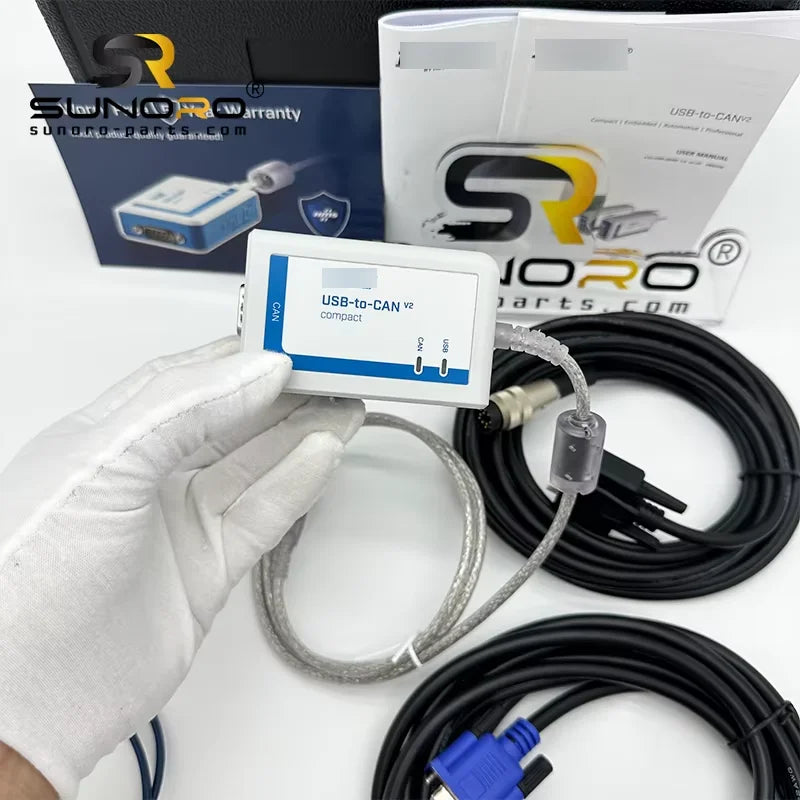 Diesel Engine Scanner Tool for (USB-to-CAN) 2.72 Diagnostic Software COMPACT IXXAT Truck Diagnostic Tool