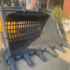 Construction Machinery Attachments 30T Excavator Skeleton Clamshell Rock Bucket