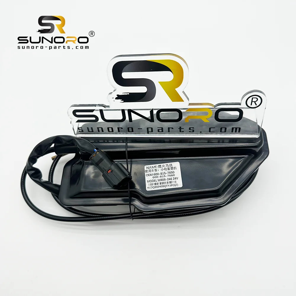 600-815-7650 600-815-7660 Motor Stop Wheel Loader Engine Stop Motor PC WR09-246 24V PC400-7 WA380 WA470-3 Flameout Motor