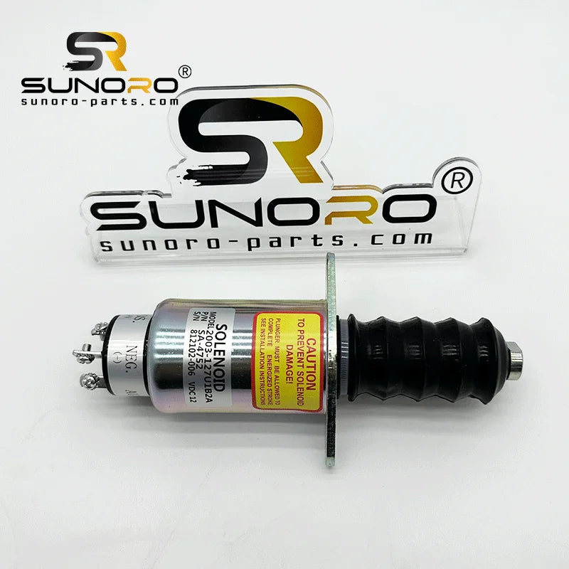 SA-4752-12 Fuel Shut-off Solenoid Valve 12S7U1B2A Compatible with Woodward 2003 Deutz 05712910 Bomag BW190AD-4