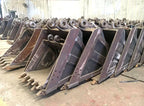 2-50t Customized Excavator Skeleton Bucket Drainage Sifting Lattice Buckets With Double Blade